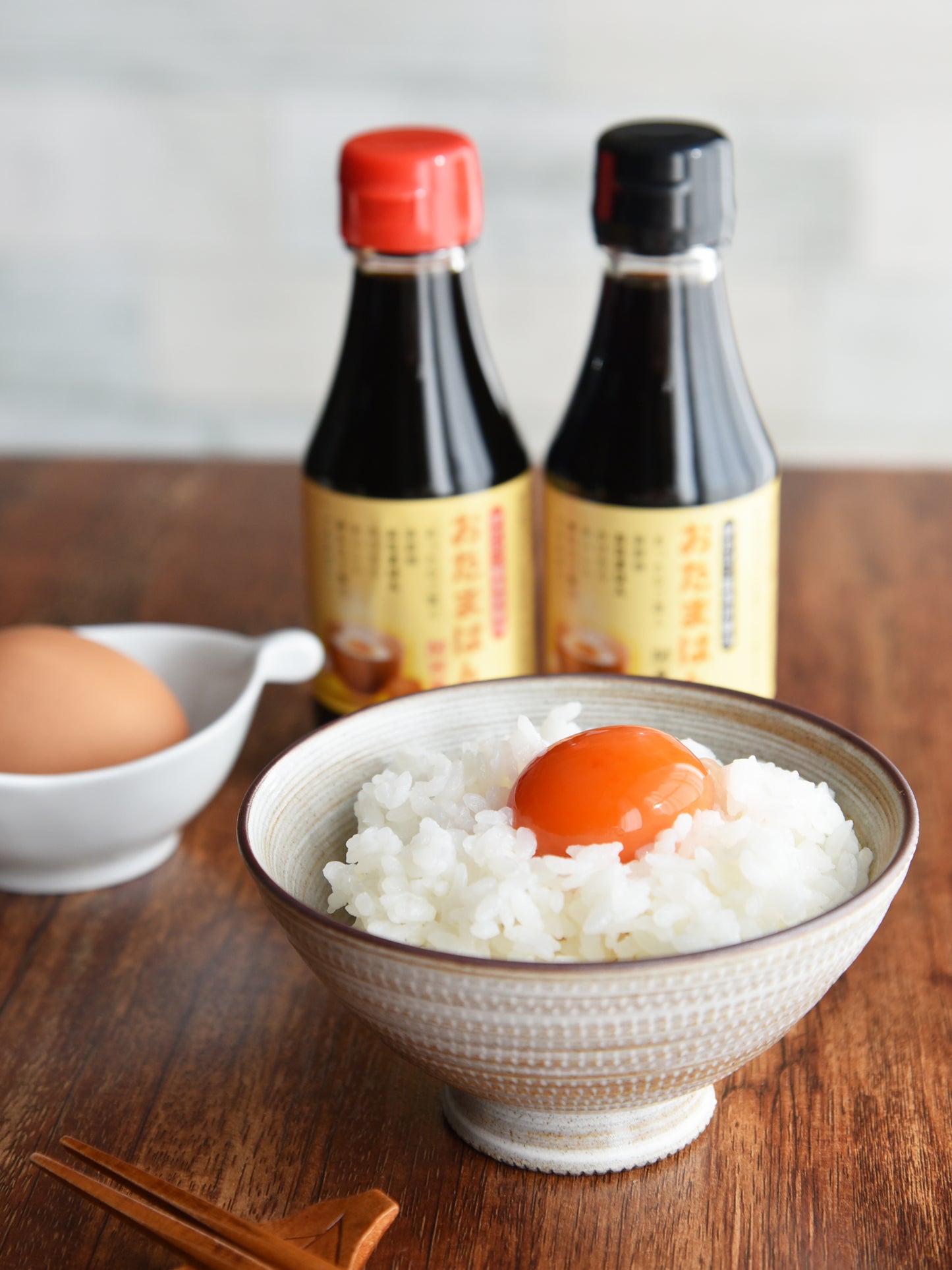 卵かけご飯専用醤油の先駆け　おたまはん